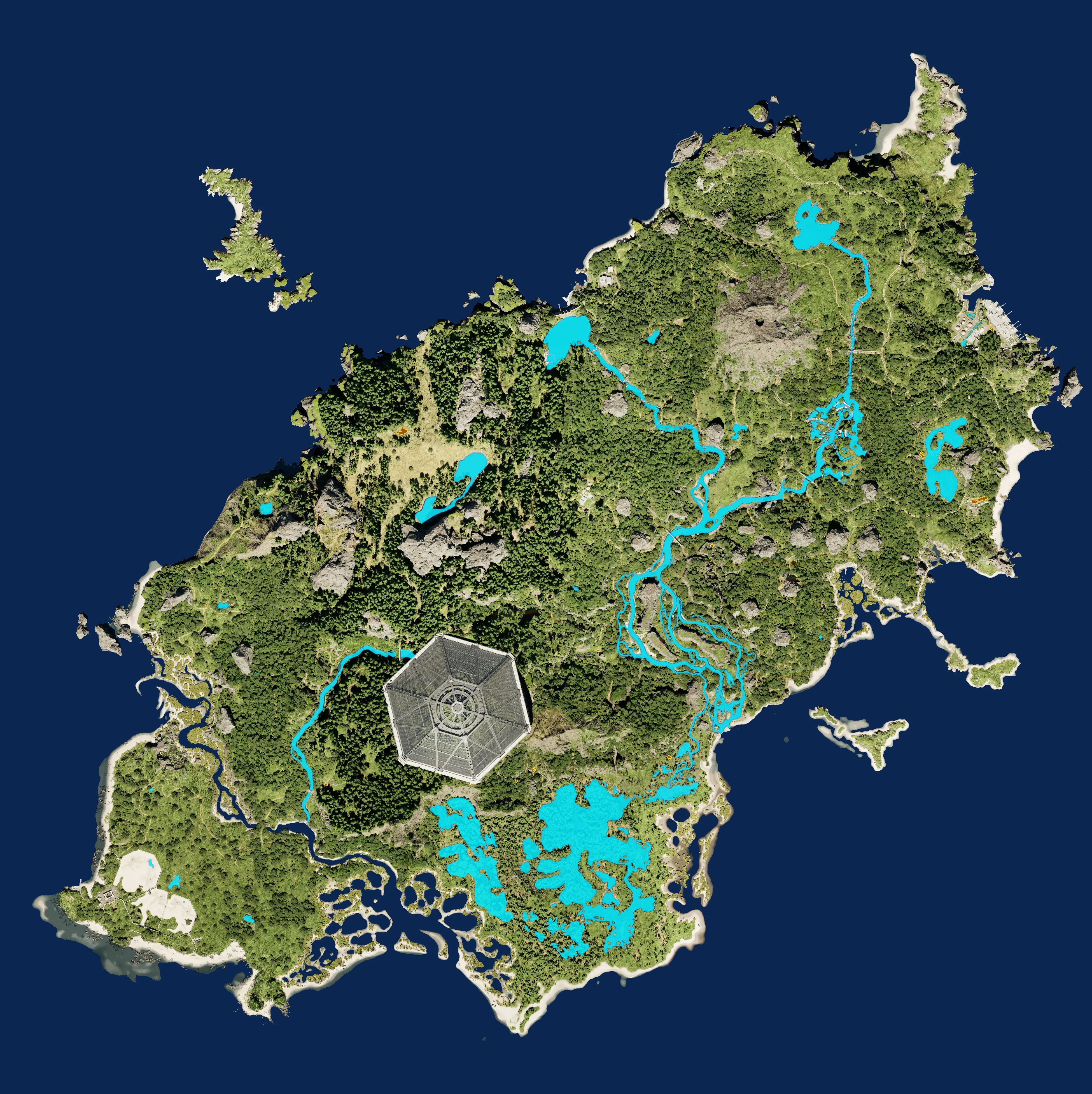 Gateway island map